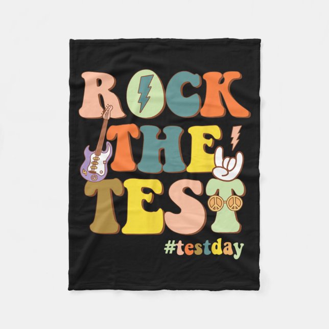 Couverture Polaire Motivation L'Étudiant Enseignant Rock Le Test Test (Devant)