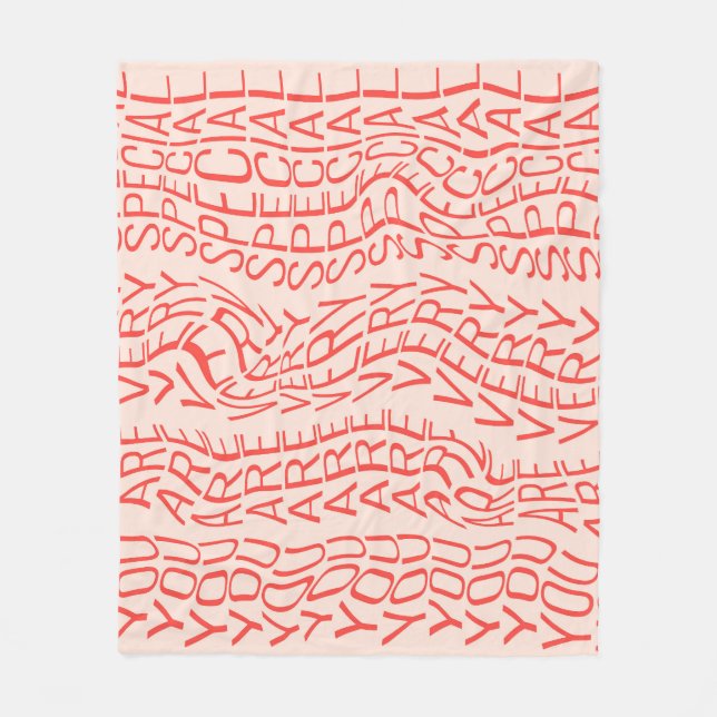 Couverture Polaire Motivationnel : Vous Êtes Spécial (Devant)