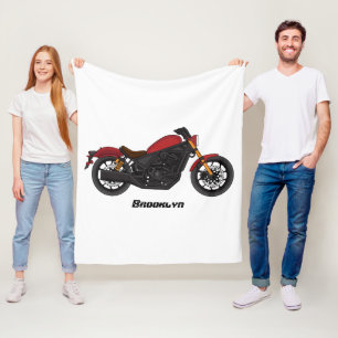 Couverture Polaire moto de style croiseur cool