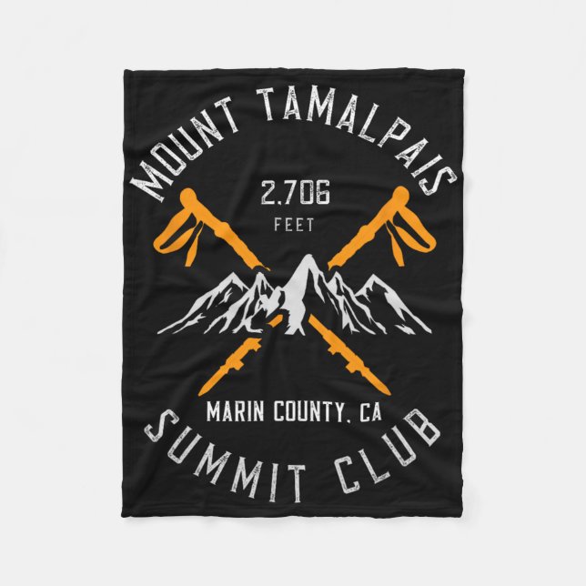 Couverture Polaire Mount Tamalpais Hiking Marin County California  (Devant)