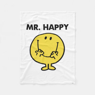 Couverture Polaire Mr. Happy   Giant Smiley Face