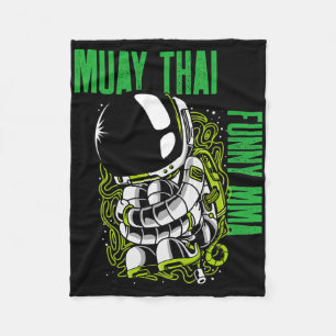 Couverture Polaire Muay Thai Astronaute Enroulé, Mma, Kickboxing, Ji