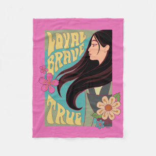 Couverture Polaire Mulan   Loyal Brave True