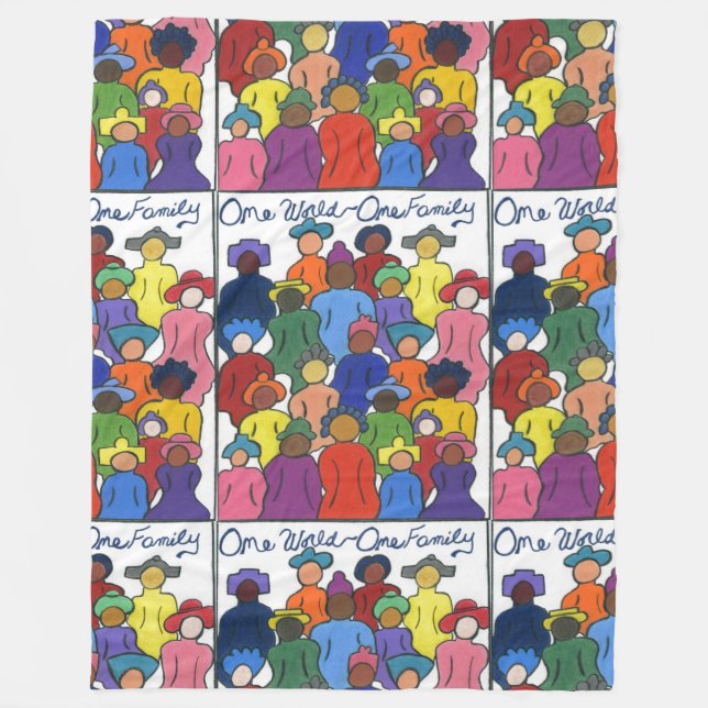 Couverture Polaire Multiculturelle, Interraciale, Diversité (Devant)