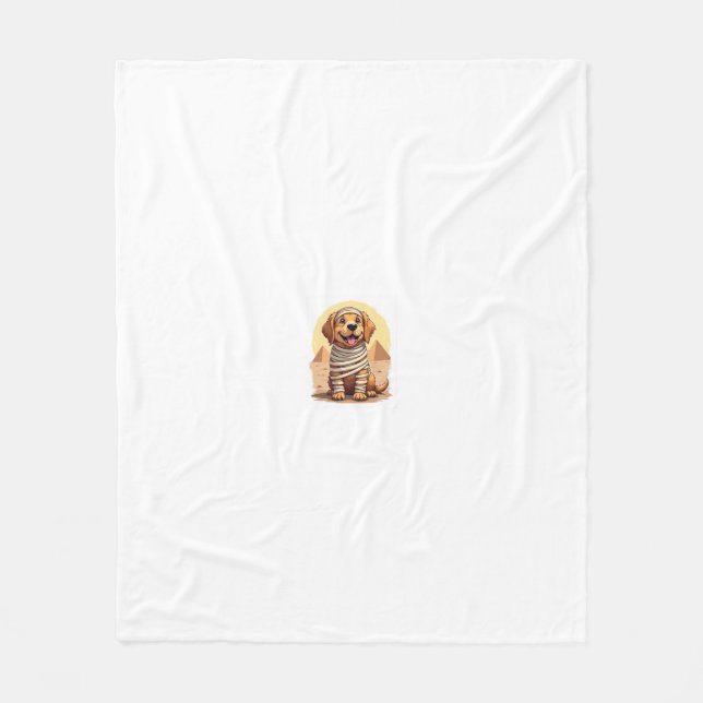 Couverture Polaire Mummy Golden Retriever (Devant)