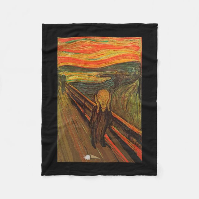 Couverture Polaire Munch - Le cri de glace (Devant)