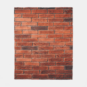Couverture Polaire Mur de brique rouge texture grunge fond de la briq