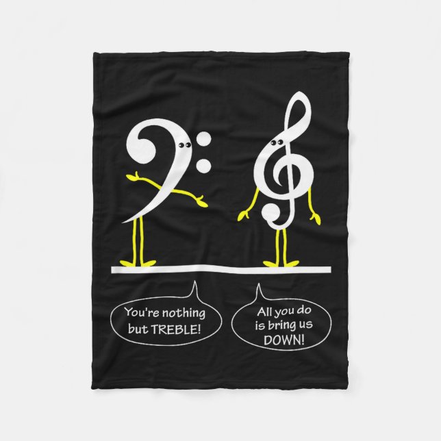 Couverture Polaire Musician Marching Band Music Funny Nothing But Tre (Devant)