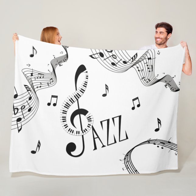 Couverture Polaire Musique de jazz cool (En situation)
