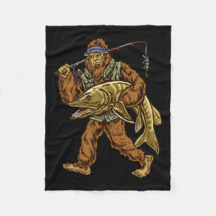 Couverture Polaire Muskie Fishing Bigfoot Musky Hunter Pêcheurs 1
