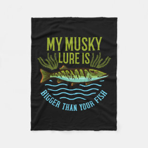 Couverture Polaire Musky Fishing Cadeau Muskie Lure Muskellunge