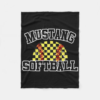 Couverture Polaire Mustangs Softll Maman Mustangs Esprit Scolaire Spo