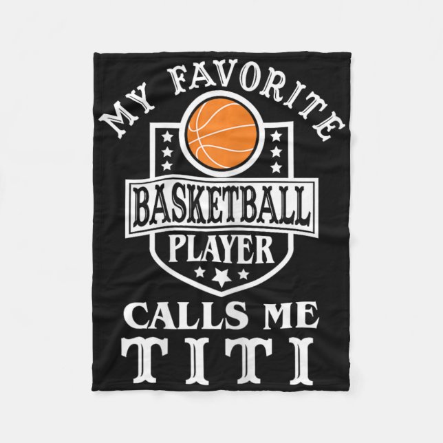 Couverture Polaire My Favorite Sketll Player Calls Me Titi Sketll Tit (Devant)