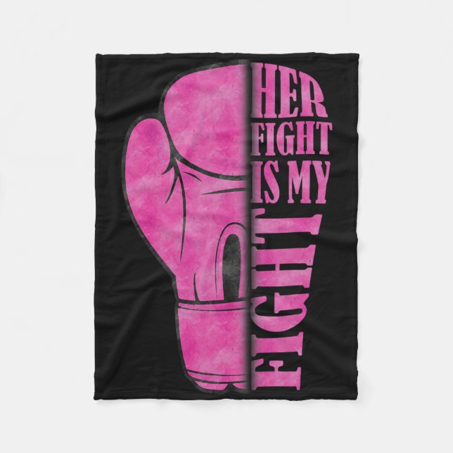 Couverture Polaire My Fight Breast Cancer Awareness Fami (Devant)
