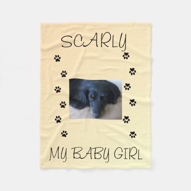 Couverture Polaire My Fur Babies Peach Glow (Devant)