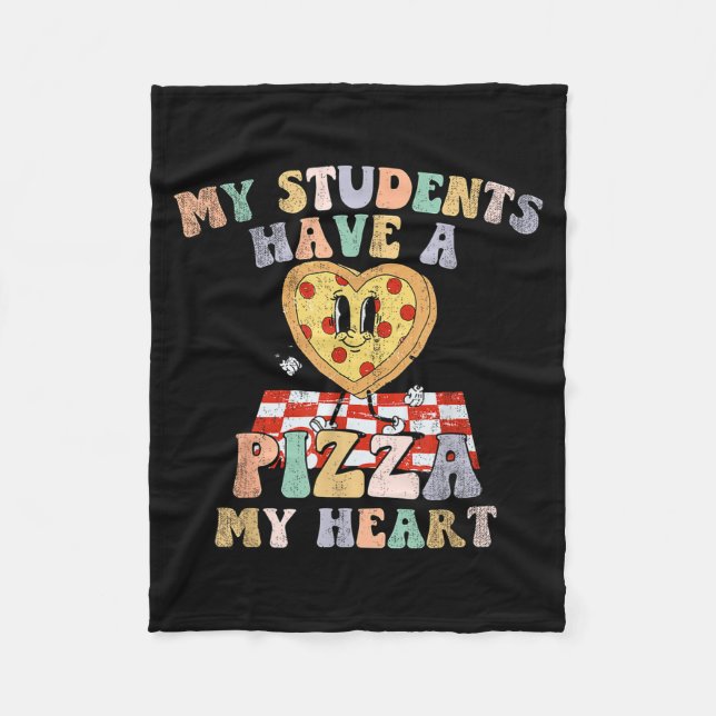 Couverture Polaire My Students Have A Zza-my-heart Valentines Day Tea (Devant)