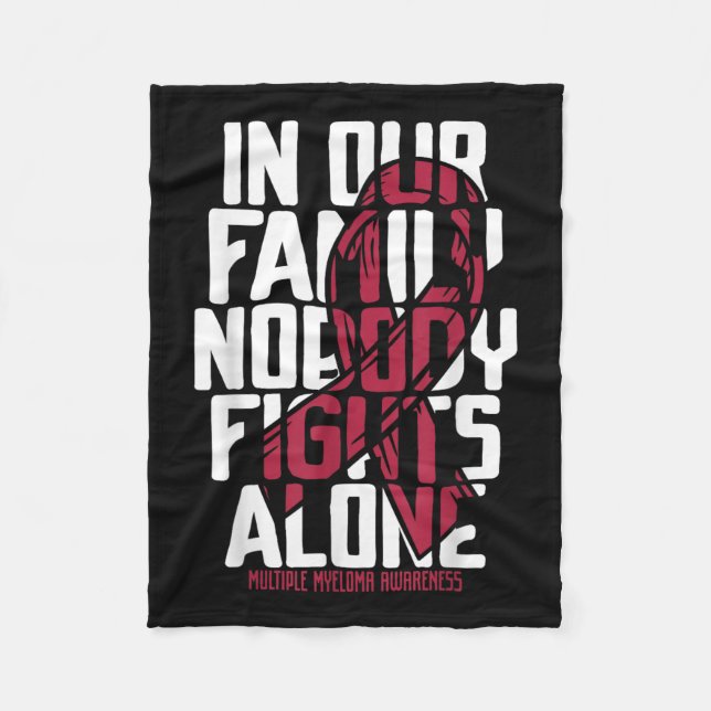 Couverture Polaire Myélome multiple Soutien Famille Myélome multiple  (Devant)