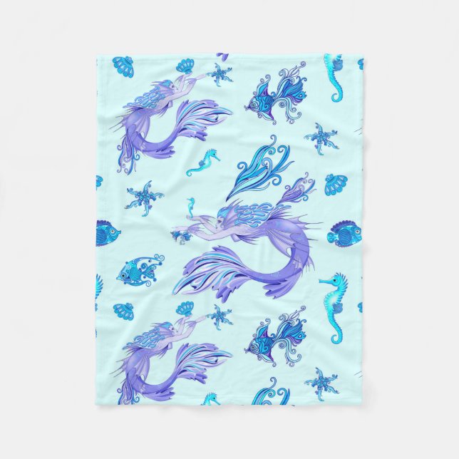Couverture Polaire Mystic Fairy Purple Créature (Devant)