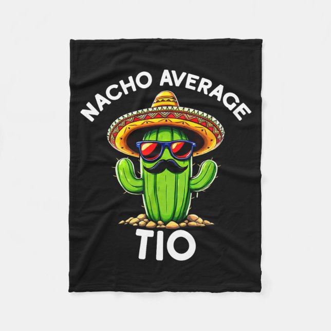 Couverture Polaire Nacho Average Tio _ Spanish Uncle Funny Espanol Sa (Devant)