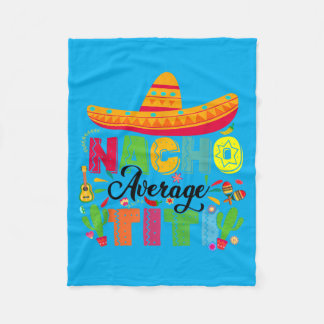 Couverture Polaire Nacho Average Titi Drôle Mexicain Vintage Cinco De