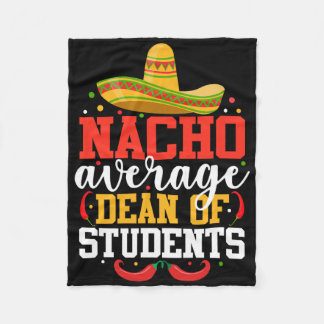 Couverture Polaire Nacho Dean Of Students Mexicain Moyen Cinco De Ma