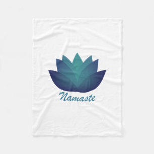 Couverture Polaire Namaste Lotus Flower
