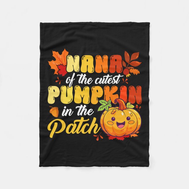 Couverture Polaire Nana Du Citrouille Le Plus Cutte Dans Le Patch Tha (Devant)