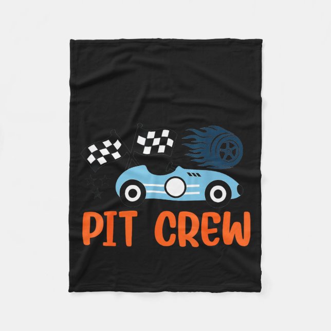 Couverture Polaire Nannie T Crew Race Car Family Matching Birthday  (Devant)