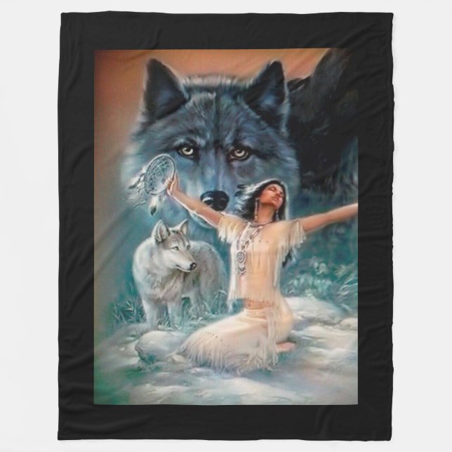 Couverture Polaire Natif américain (Devant)