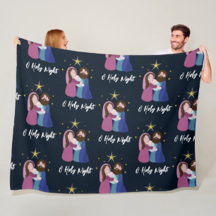 Couverture Polaire Nativité Noël