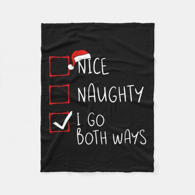 Couverture Polaire Naughty I Go Both (Devant)