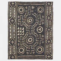 NAVAJO 1800s SADDLE BLANKET REPRINT FLEECE BLANKET