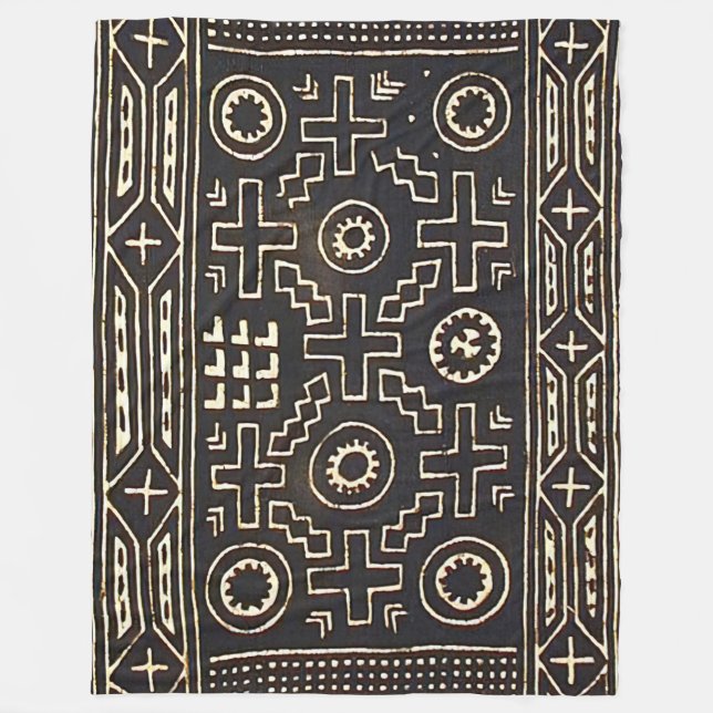 Couverture Polaire NAVAJO 1800s SADDLE BLANKET REPRINT FLEECE BLANKET (Devant)