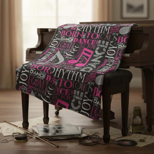 Couverture Polaire Né à Dance Pink ID277