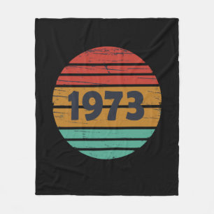 Couverture Polaire Né en 1973 cadeau d'anniversaire vintage