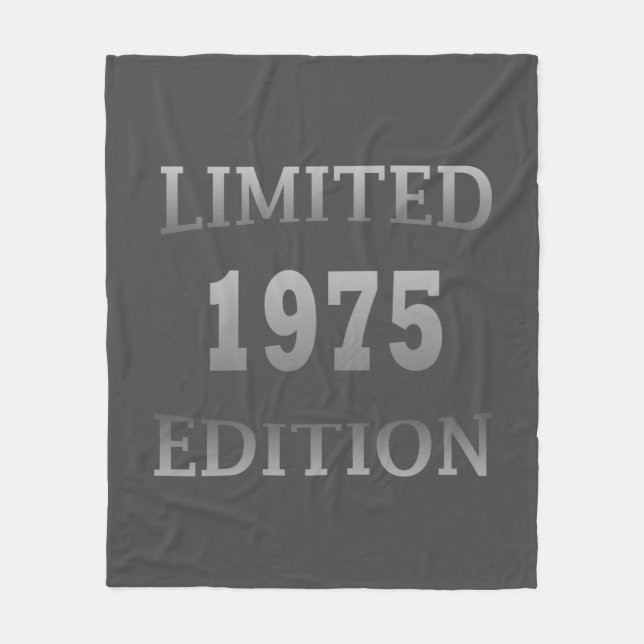 Couverture Polaire Né en 1975 édition limitée 50e anniversaire cadeau (Devant)