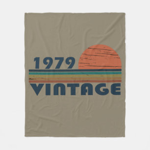 Couverture Polaire Né en 1979 cadeau d'anniversaire vintage