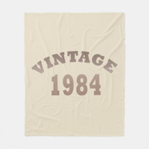 Couverture Polaire Né en 1984 anniversaire vintage