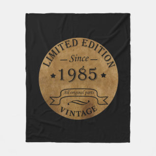 Couverture Polaire Né en 1985 vintage cadeau de 40e anniversaire