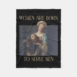 Couverture Polaire Né Pour Servir Hommes Drôle Boss Girl Motivational