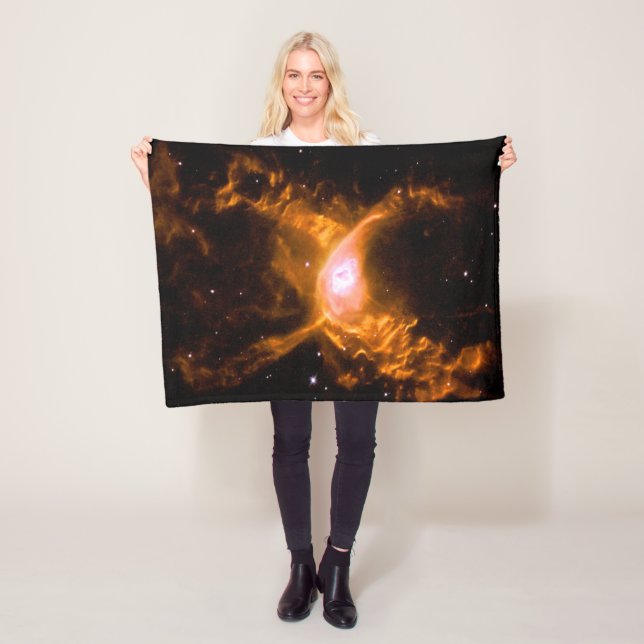 Couverture Polaire Nebula, araignée géante | Cadeau aux amateurs d'ar (En situation)