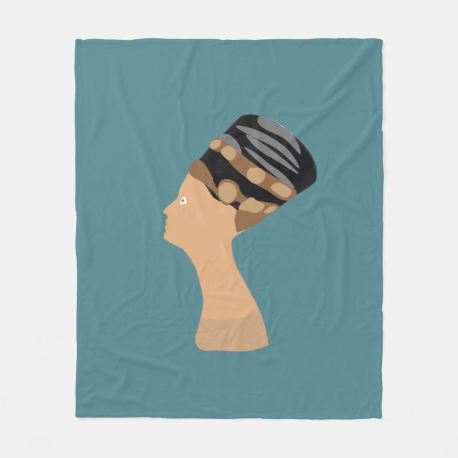Couverture Polaire Nefertiti, reine d'Égypte (Devant)