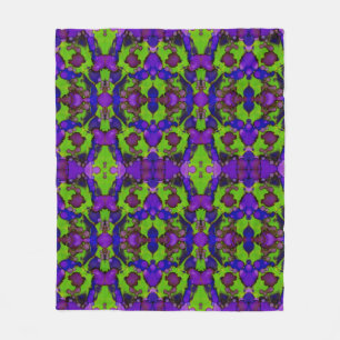 Couverture Polaire Neon Bloomstorm