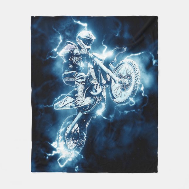 Couverture Polaire Neon Rider (Devant)
