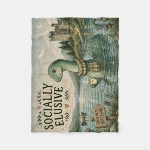 Couverture Polaire Nessie Cryptide Confortable Élusive Socialement Lo