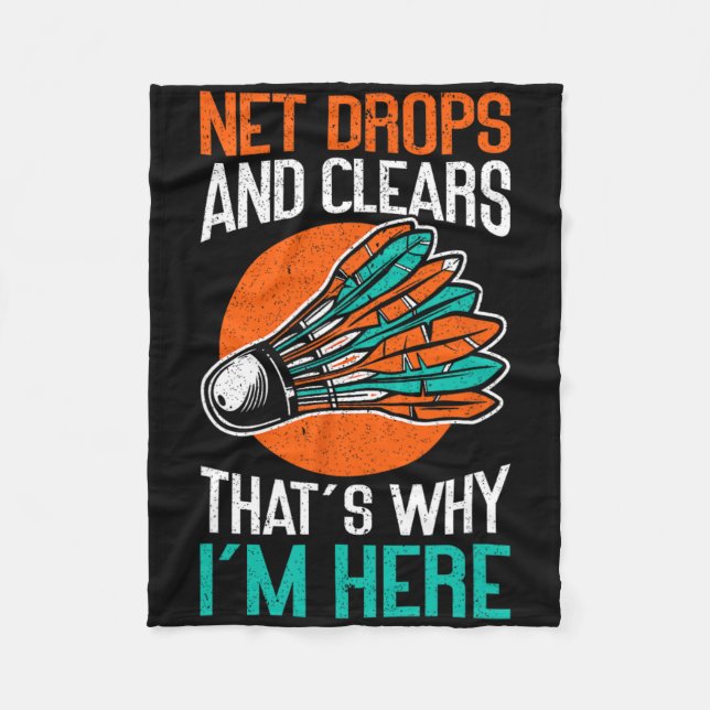 Couverture Polaire Net Drops And Clears C'est pourquoi je suis ici Dm (Devant)