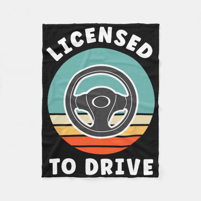 Couverture Polaire New Driver Driver's Permit Celebration Teen Driver (Devant)