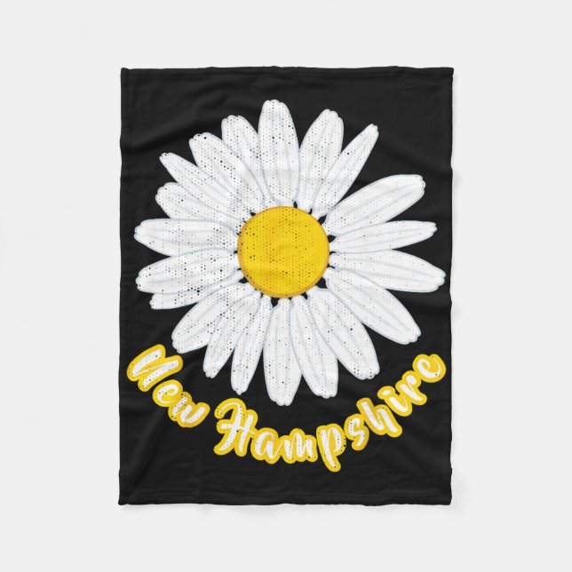 Couverture Polaire New Hampshire Vacation Flower Meadow Daisy Petals  (Devant)