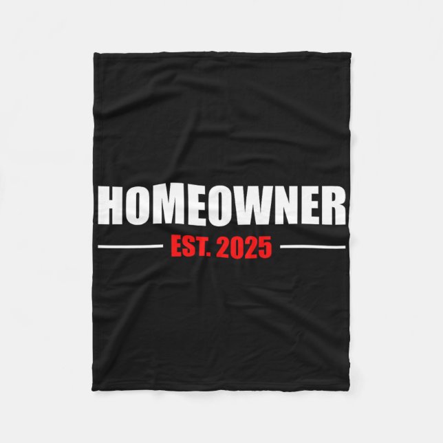Couverture Polaire New Homeowner 2025 We Said Yes To The Address New  (Devant)