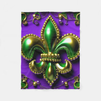 Couverture Polaire New Orleans Titre Fleur de lis